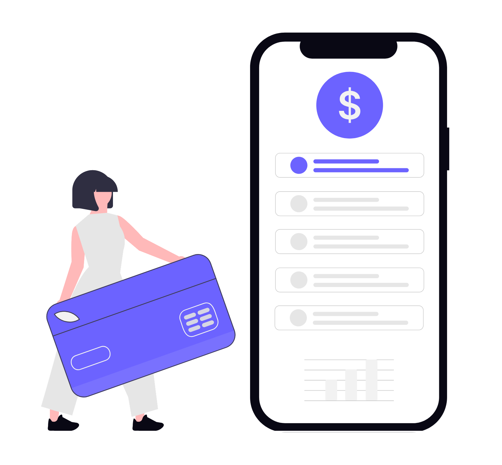 Credit card illustration